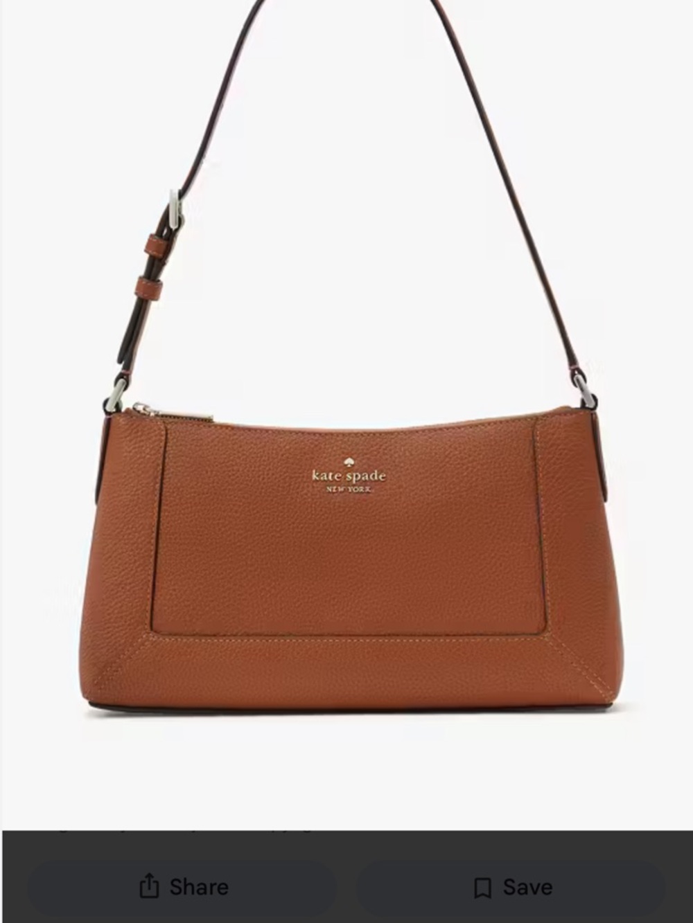 Kate Spade Lena Shoulder Bag in Cognac
